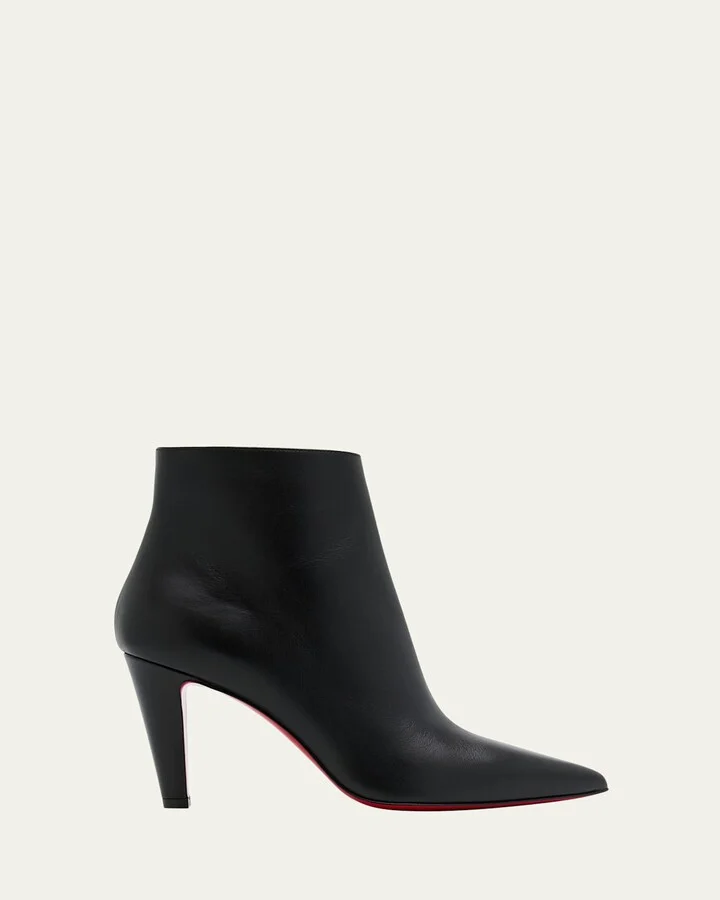 Vibella Leather Red Sole Booties