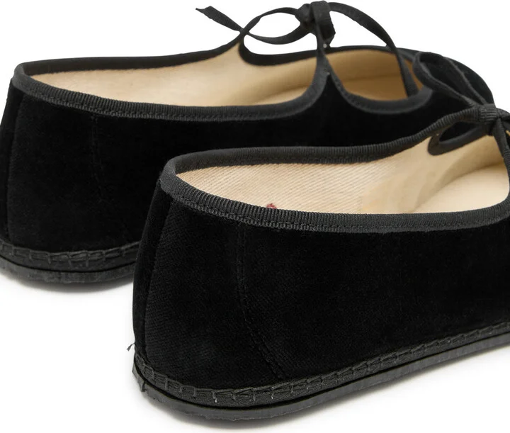 Vibi Venezia Brigitte Velvet Ballet Flats - Image 4