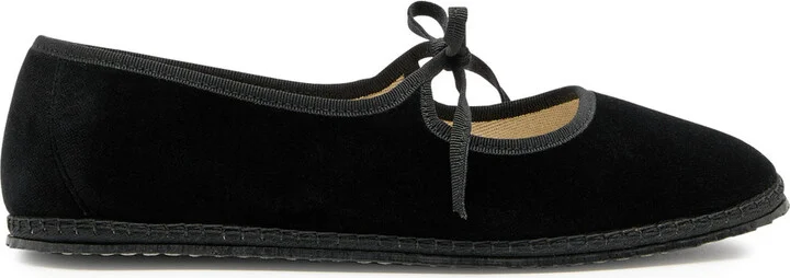 Vibi Venezia Brigitte Velvet Ballet Flats