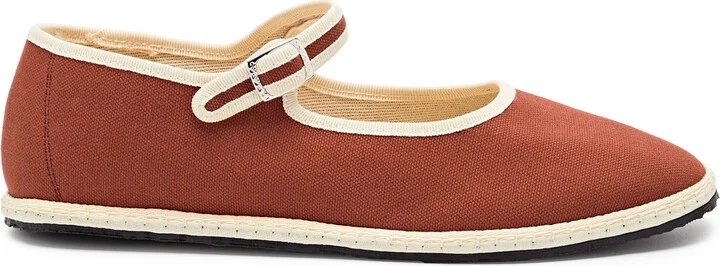 Vibi Venezia Canvas Mary Jane Flats