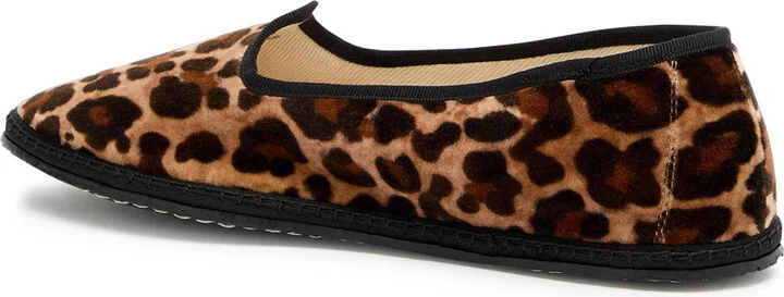 Vibi Venezia Leopard-print Velvet Slippers - Image 2