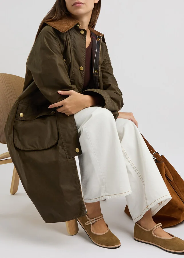 Vibi Venezia Suede Mary Jane Flats - Image 5