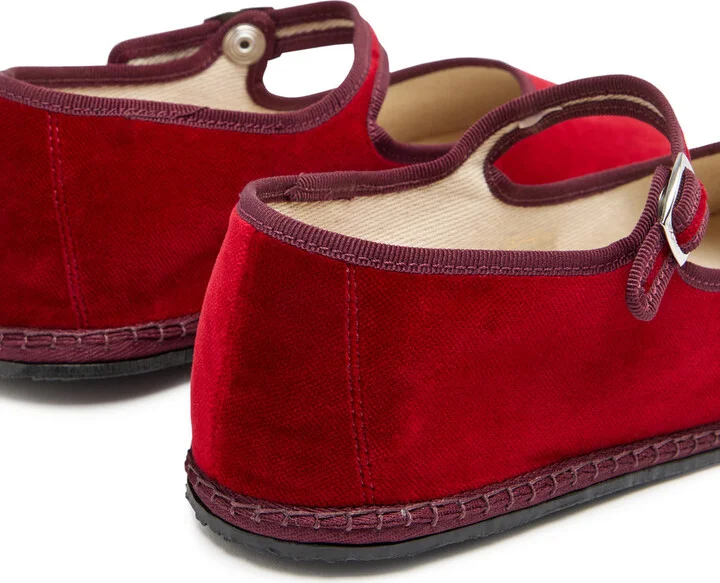 Vibi Venezia Velvet Mary Jane Flats - Image 4