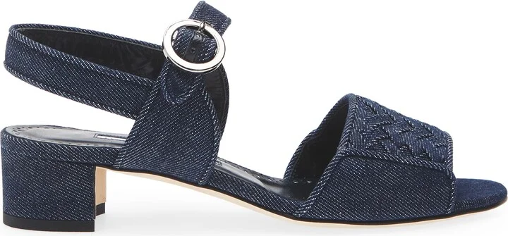 Vibius Block Heel Slingback Sandal - Image 3