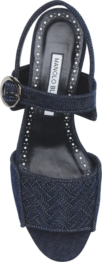 Vibius Block Heel Slingback Sandal - Image 5