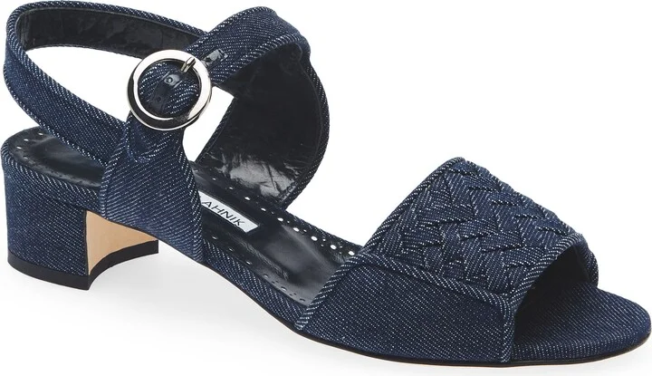 Vibius Block Heel Slingback Sandal