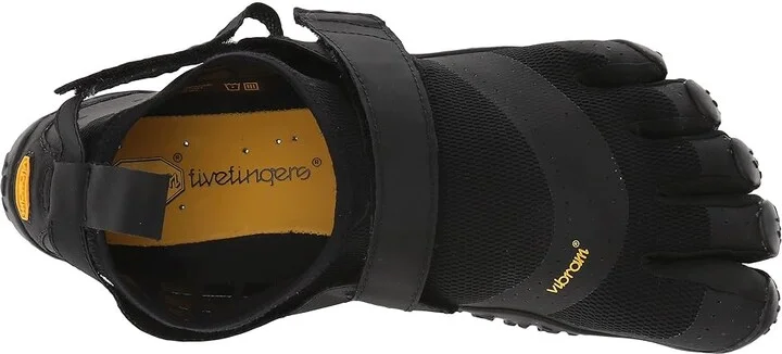 Vibram FiveFingers V-Aqua Men's Shoes Black : EU 39 (US Men's 7.5-8) D - Medium, Textile/Synthetic - Image 3