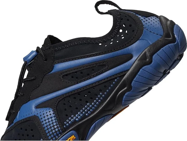 Vibram FiveFingers V-Run Men's Shoes Black/Blue : EU 40 (US Men's 8-8.5) D - Medium, Synthetic/Textile - Image 7