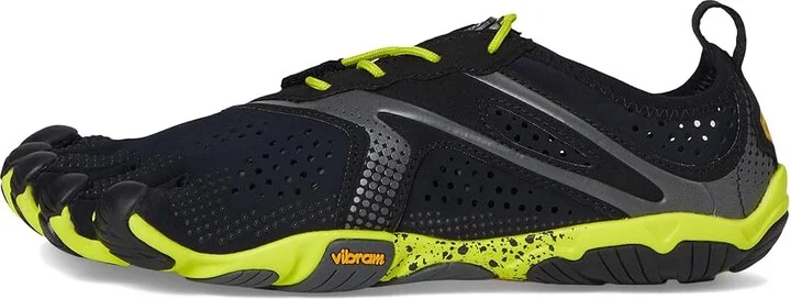 Vibram FiveFingers V-Run Men's Shoes Black/Yellow : EU 40 (US Men's 8-8.5) D - Medium, Synthetic/Textile - Image 7