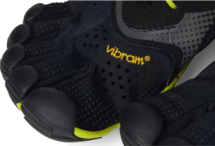 Vibram FiveFingers V-Run Men's Shoes Black/Yellow : EU 40 (US Men's 8-8.5) D - Medium, Synthetic/Textile - Image 8
