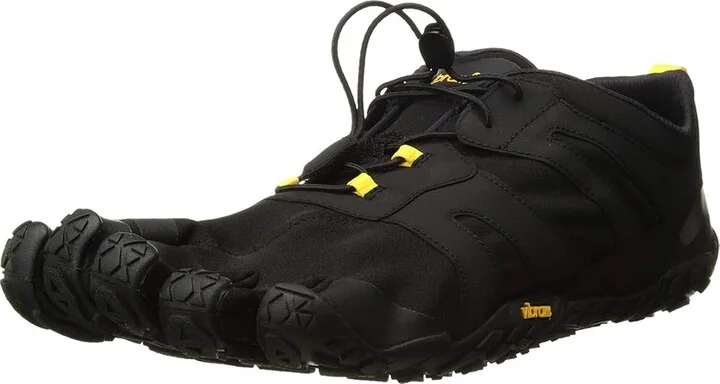 Vibram FiveFingers V-Trail 2.0 Men's Shoes Black/Yellow : EU 38 (US Men's 6.5-7) D - Medium, Textile - Image 2
