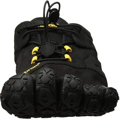 Vibram FiveFingers V-Trail 2.0 Men's Shoes Black/Yellow : EU 38 (US Men's 6.5-7) D - Medium, Textile - Image 6