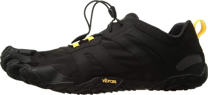 Vibram FiveFingers V-Trail 2.0 Men's Shoes Black/Yellow : EU 38 (US Men's 6.5-7) D - Medium, Textile - Image 7