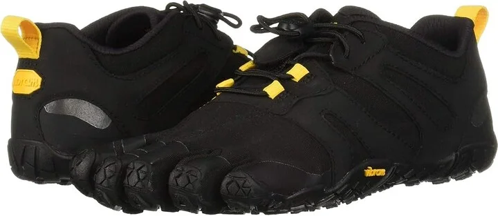 Vibram FiveFingers V-Trail 2.0 Women's Shoes Black/Yellow : EU 36 (US Women's 6.5-7) B - Medium, Textile
