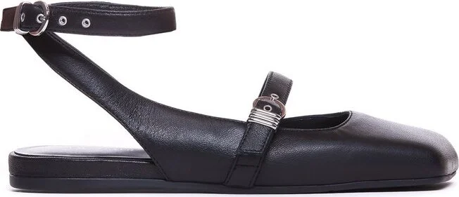 Vic Matie Ankle Strap Flat Shoes