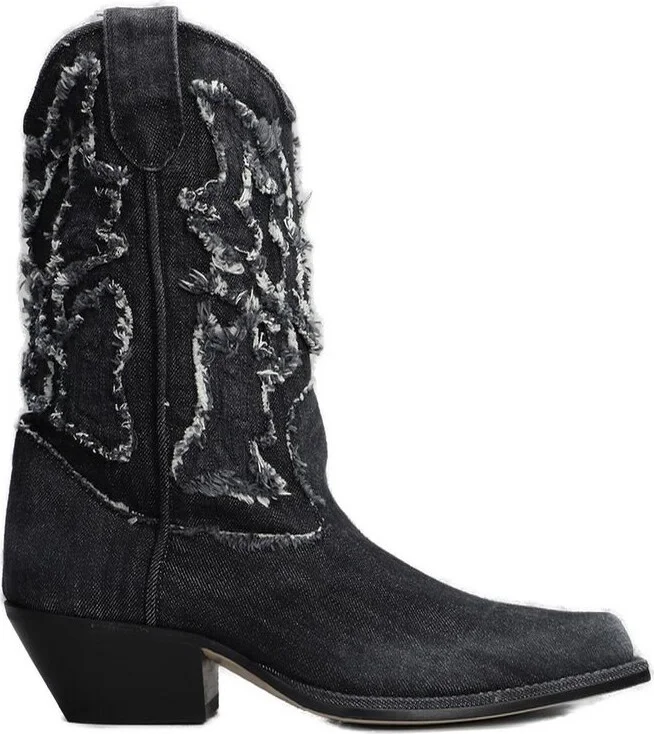 Vic Matie Distressed Western Boots