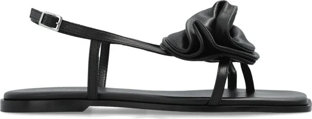 Vic Matie Floral Applique Singback Sandals