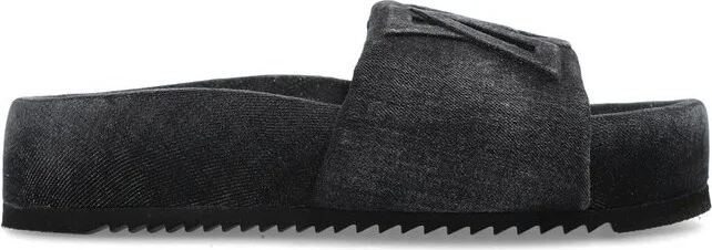 Vic Matie Logo-Debossed Open Toe Sandals