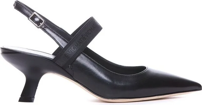 Vic Matie Pointed Toe Slingback Pumps