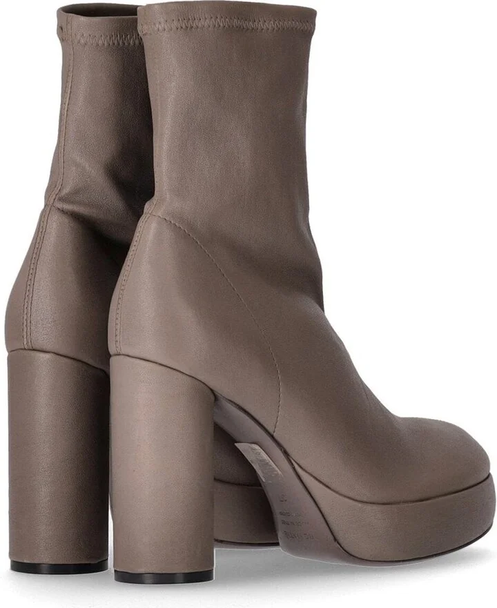 Vic Matie Pulp Mud Sock Heeled Ankle Boot - Image 4