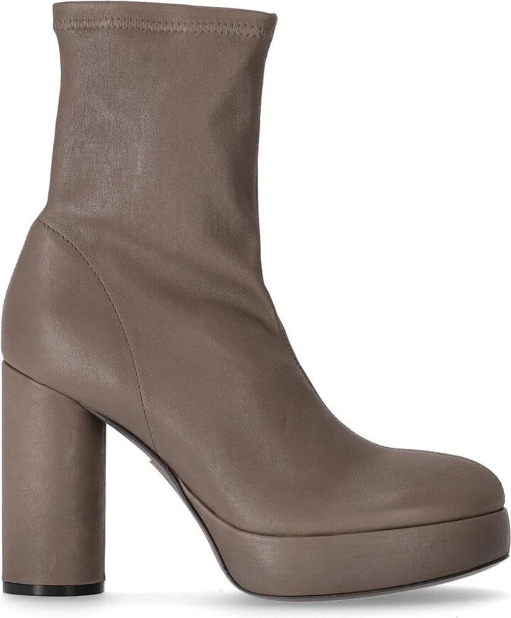 Vic Matie Pulp Mud Sock Heeled Ankle Boot