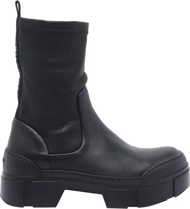 Vic Matie Round-Toe Ankle Boots