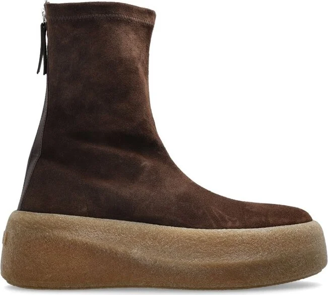 Vic Matie Round-Toe Ankle Boots