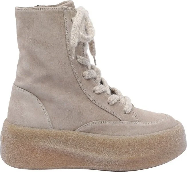 Vic Matie Round-Toe Lace-Up Ankle Boots