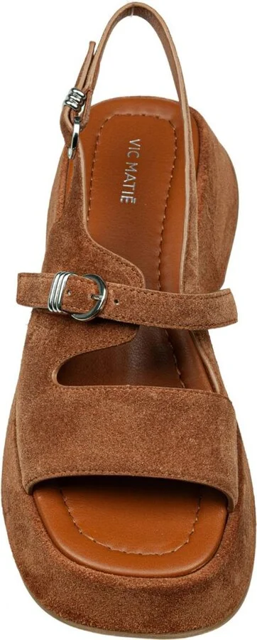 Vic Matie Sandal In Crust With Woven Sashes On The Front - Image 2