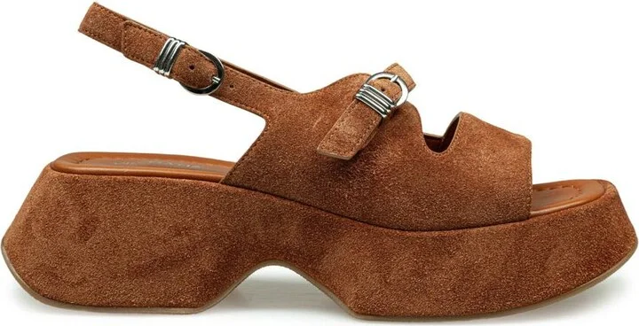 Vic Matie Sandal In Crust With Woven Sashes On The Front