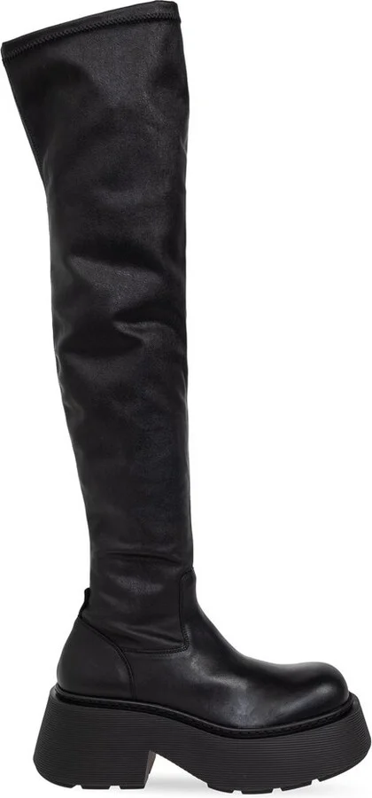 Vic Matie Sculpted Heel Platform Shoes