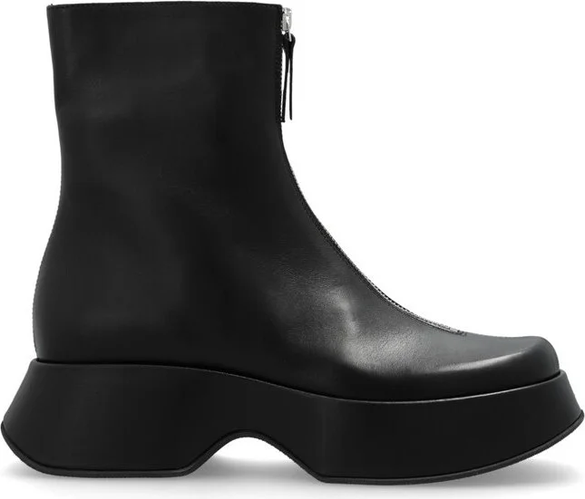 Vic Matie Sculpted Sole Zip Boots