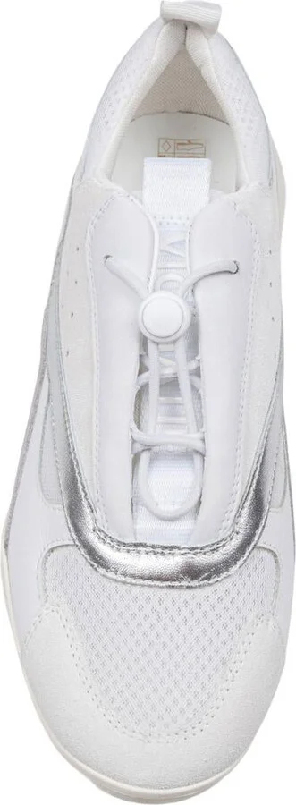 Vic Matie Sneakers In Split Leather, Calfskin And Mesh - Image 2