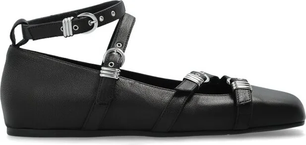 Vic Matie Strappy Buckle Flats