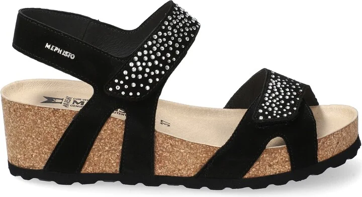 Vic Sparkle Embellished Wedge Sandal - Image 3