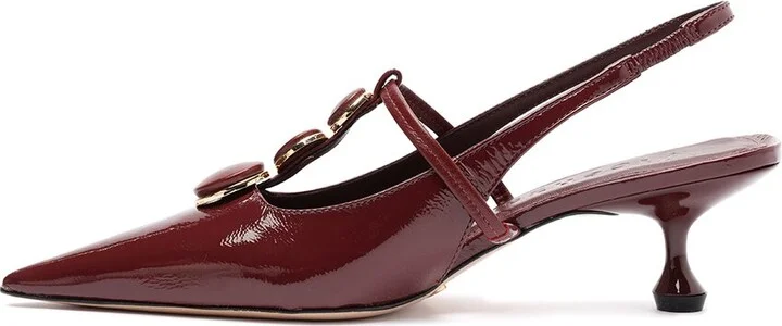 Vicenza Servia Patent Sling-Back - Image 2