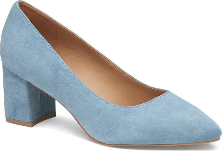 Slate Blue Suede