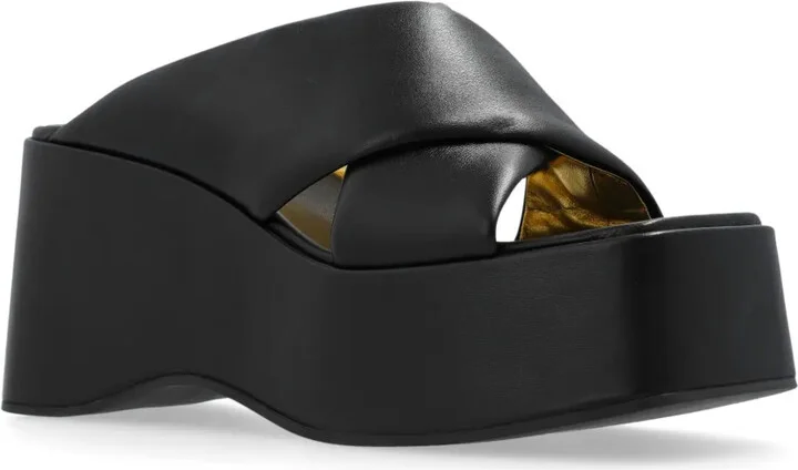 Vicky 80mm leather mules - Image 2