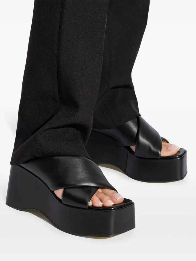 Vicky 80mm leather mules - Image 5