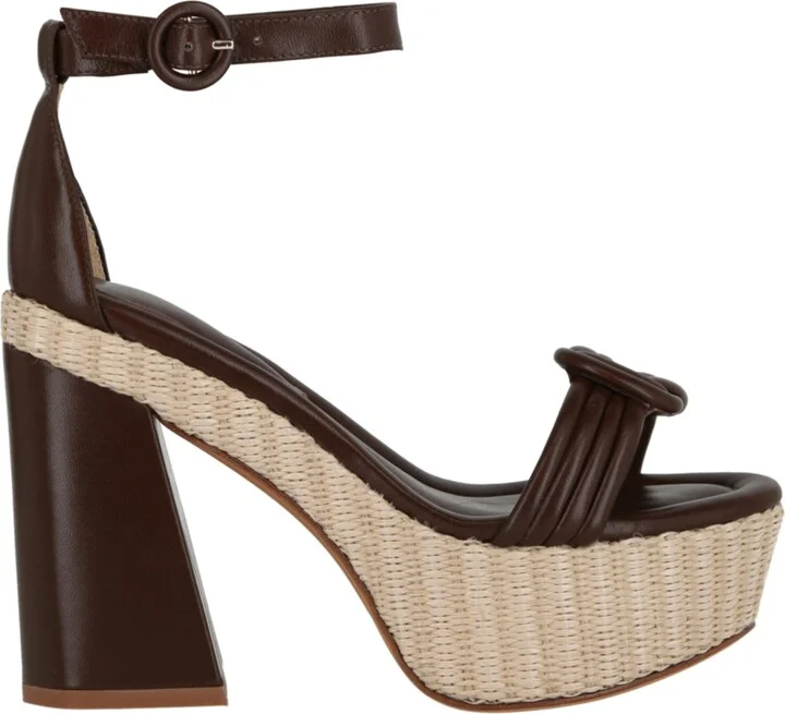 Vicky Ankle Wrap Platform Sandals