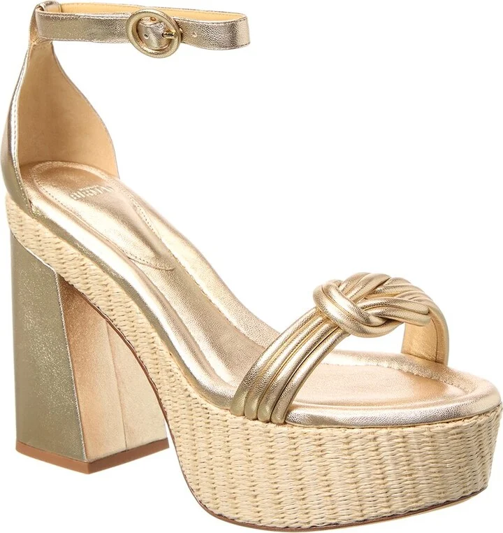 Vicky X Strap 120 Leather Platform Sandal