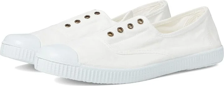 victoria 1915 Inglesa Recicled Organic Cotton DREC Women's Shoes Blanco : EU 38 (US Women's 7) M, Textile