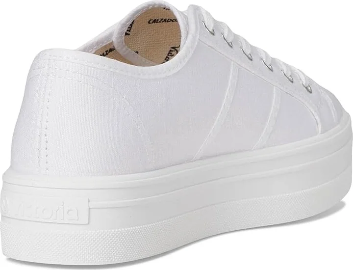 victoria Barcelona Lona Athletic Shoes Blanco : EU 38 (US Women's 7) Medium - Image 4