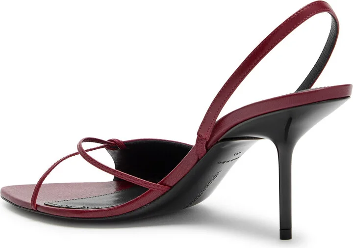 Victoria Beckham 75 Leather Slingback Pumps - Image 6