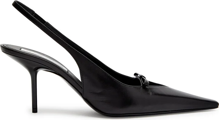 Victoria Beckham 75 Leather Slingback Pumps