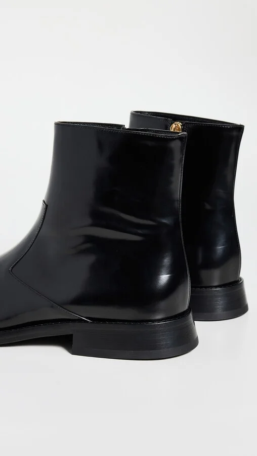 Victoria Beckham Flat Pointy Toe Boots - Image 2