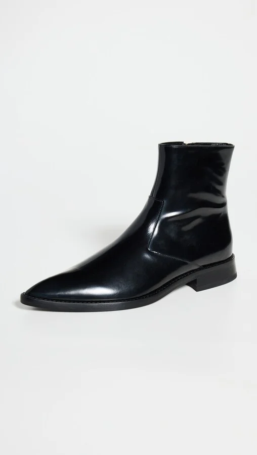 Victoria Beckham Flat Pointy Toe Boots - Image 5