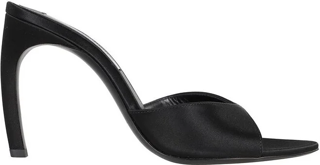 Victoria Beckham Harlow Open Toe Satin Mules