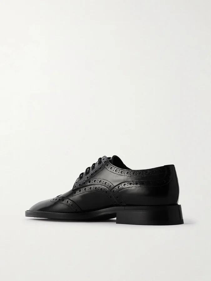 Victoria Beckham - Leather Brogues - Black - Image 3