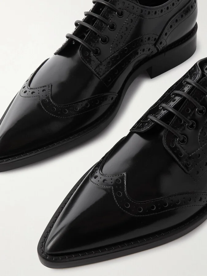 Victoria Beckham - Leather Brogues - Black - Image 4